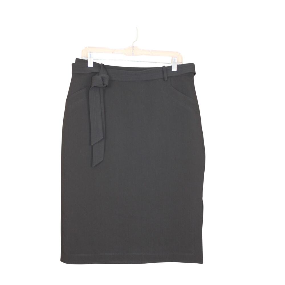 Banana Republic Black Chic Tailored Classic Career Staple Pencil Skirt Size 10